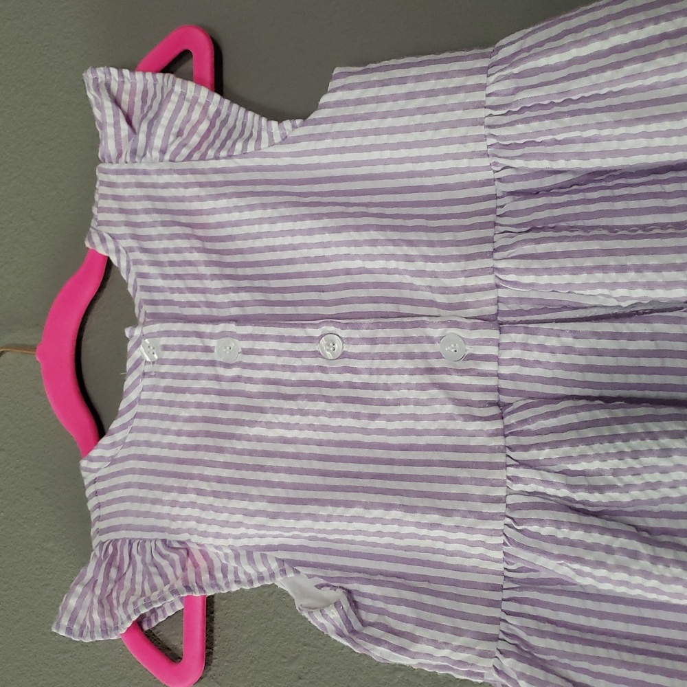 aBc Seersucker Monogram Sundress - Picture 5 of 9